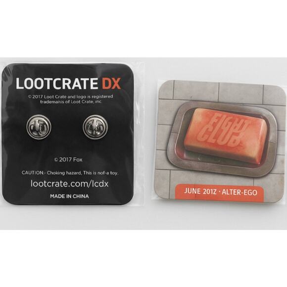 Loot Crate DX Fight Club Pin Soap Replica June 2017 Alter Ego - Picture 1 of 4